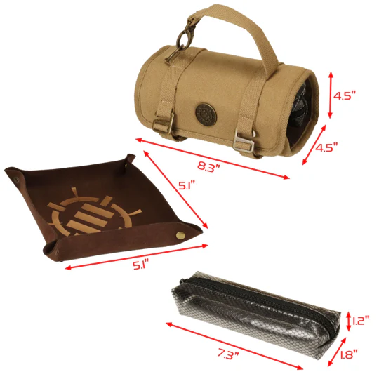 ACCESSORY POWER ENHANCE VENTURE CANVAS DICE ROLL CASE | DnD Accessories | AP - Image 2