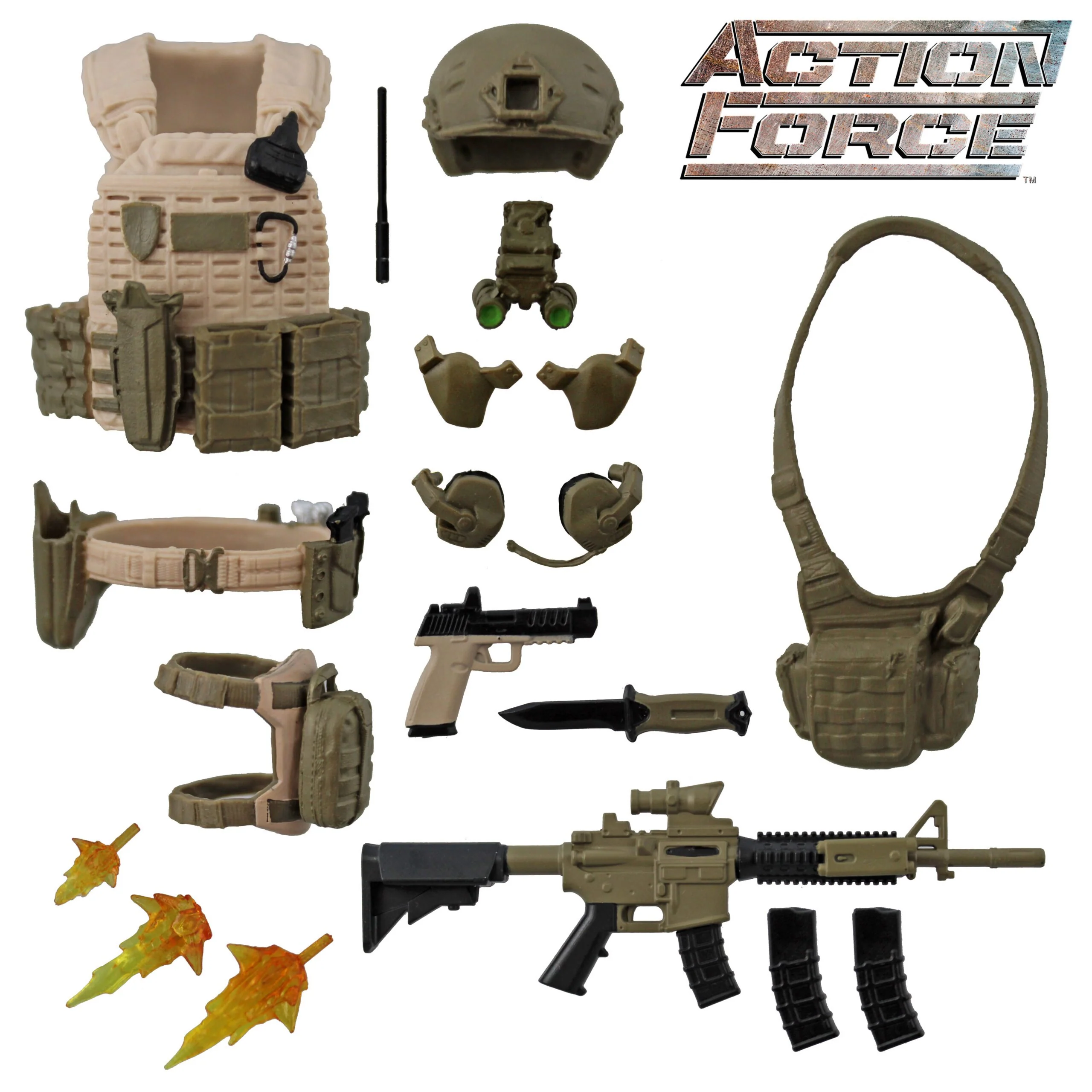 Desert Gear Pack | Action Force (SDS) | 1:12 Scale Upgrade Set