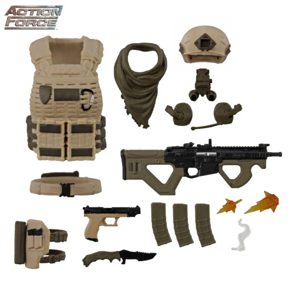 Desert Gear Pack (Female) | Action Force | Valaverse 1:12 Scale Accessory Set - Image 2
