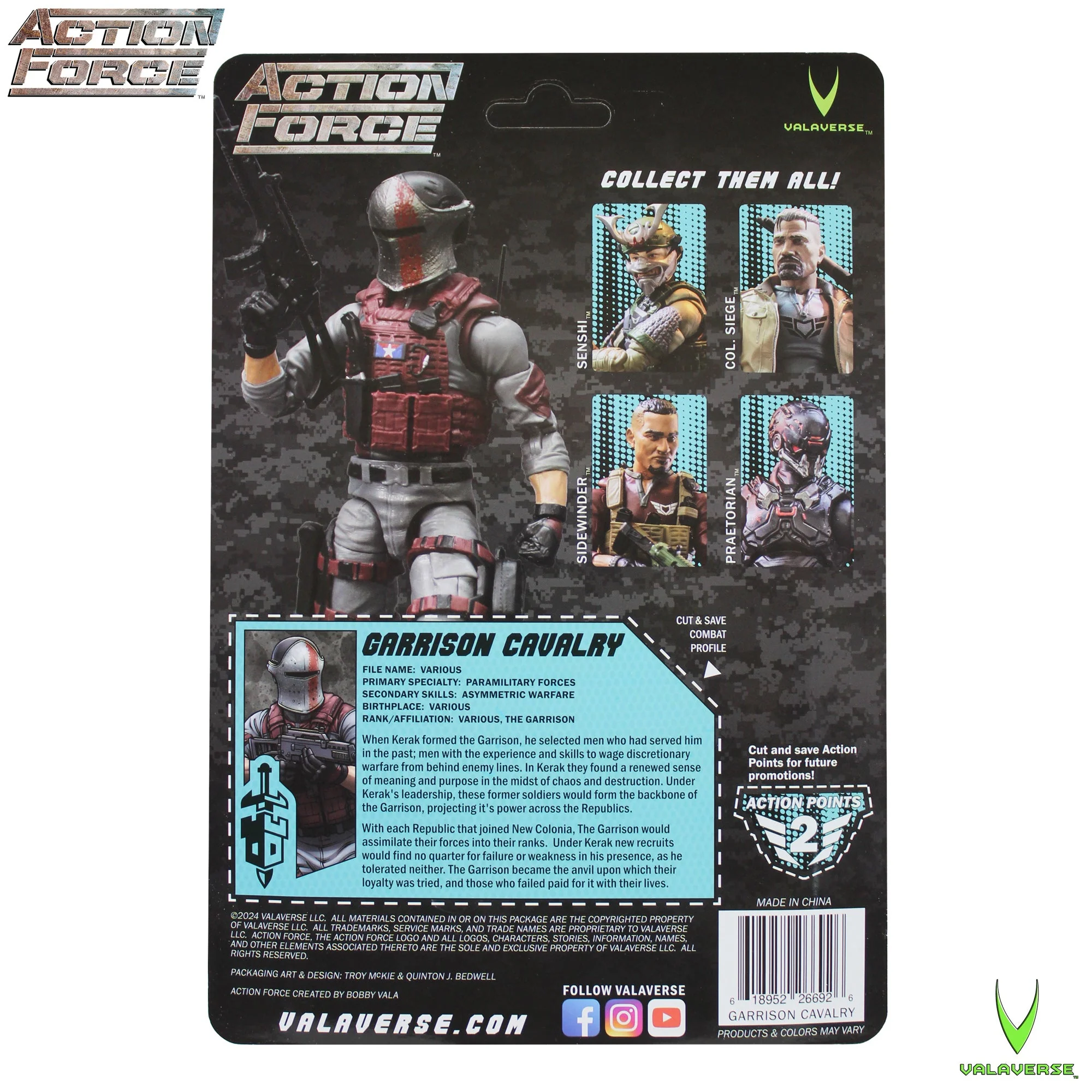 Action Force: Garrison Cavalry (Reissue) | Valaverse 1:12 Figure - Image 3