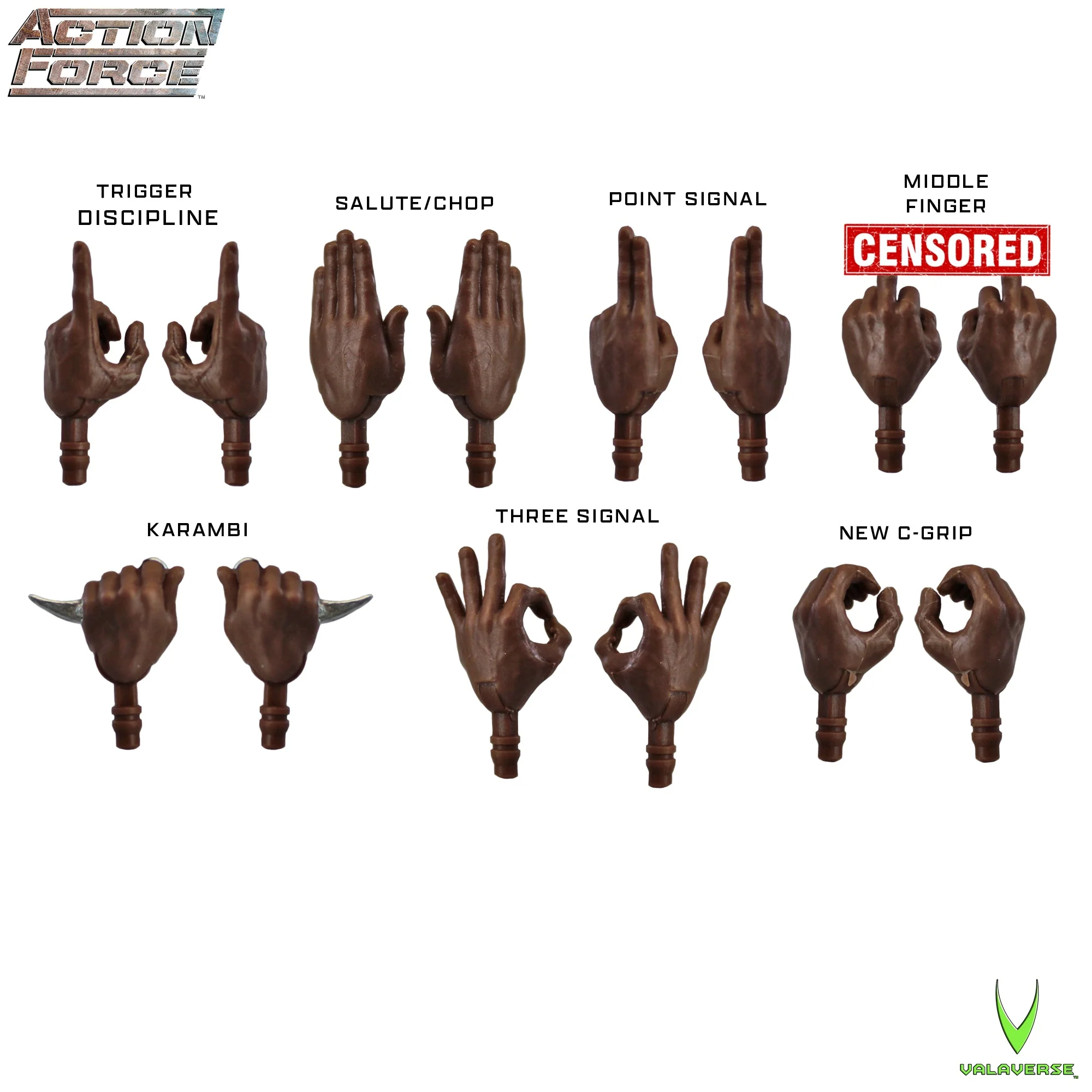 Action Force Hand Pack Bravo | Valaverse (1:12 Scale) - Image 2