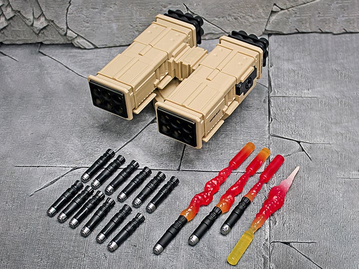 Action Force Vanguard Vehicle Tan (w/ Missile Launcher Add-On) | Valaverse 1:12 Scale - Image 14