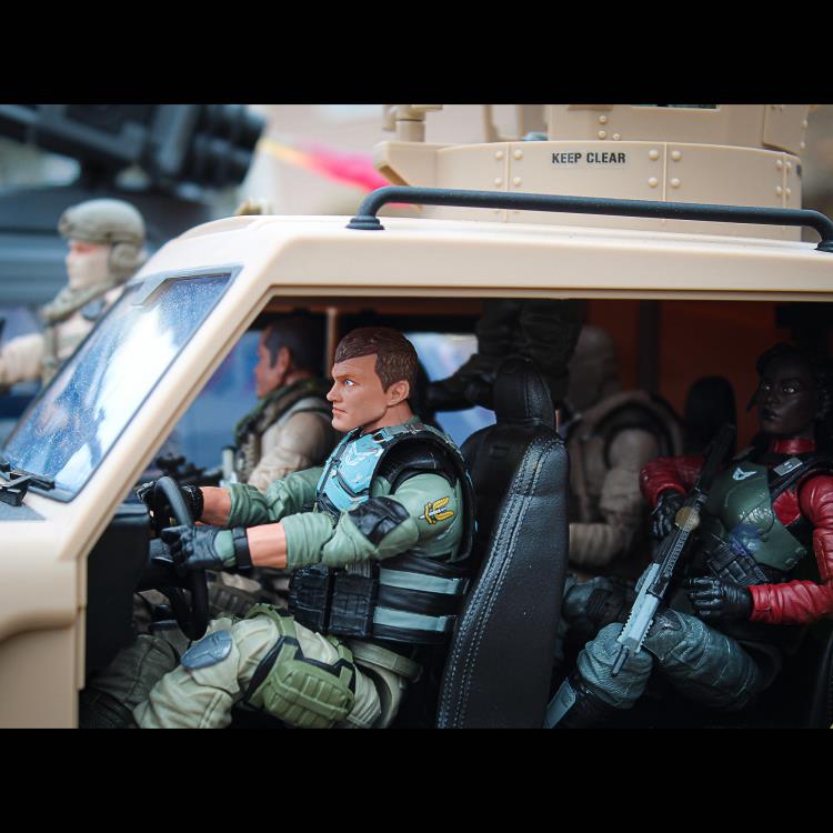 Action Force Vanguard Vehicle Tan (w/ Missile Launcher Add-On) | Valaverse 1:12 Scale - Image 5