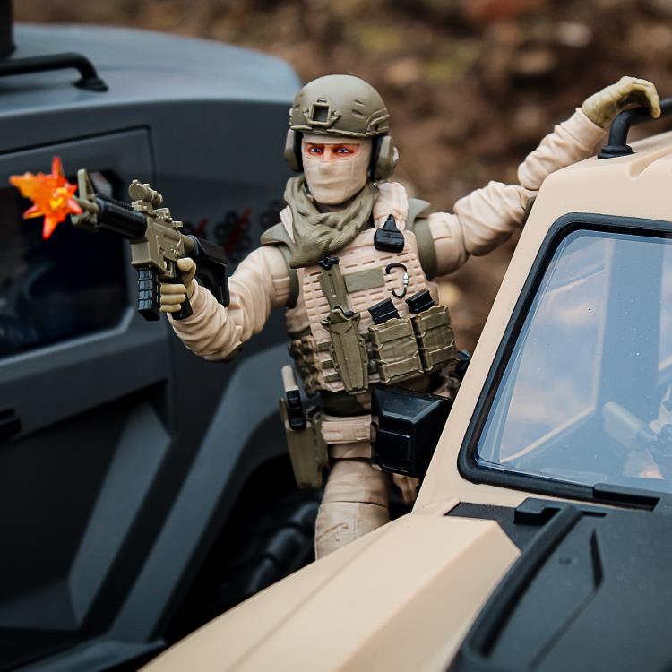 Action Force Vanguard Vehicle Tan (w/ Missile Launcher Add-On) | Valaverse 1:12 Scale - Image 9