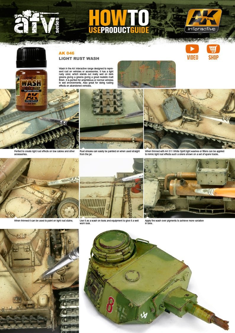AK Interactive Light Rust Wash (AK-046) - Image 2