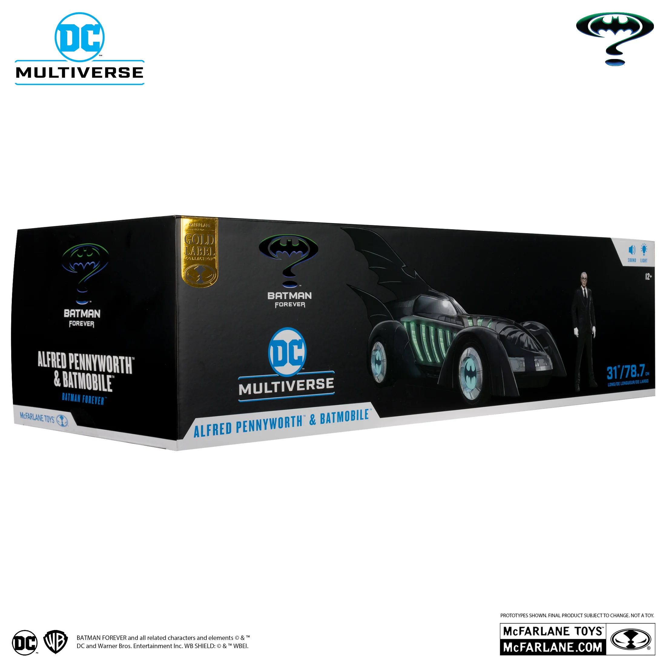 Alfred Pennyworth & Batmobile (Batman Forever) Vehicle 2pk (DC MULTIVERSE VEHICLES) - Image 14