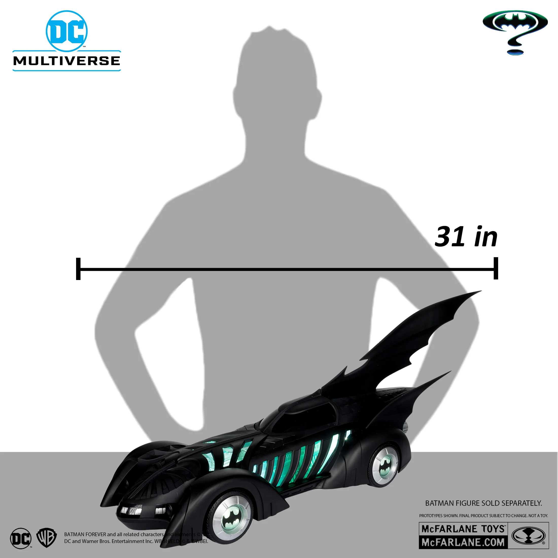Alfred Pennyworth & Batmobile (Batman Forever) Vehicle 2pk (DC MULTIVERSE VEHICLES) - Image 16