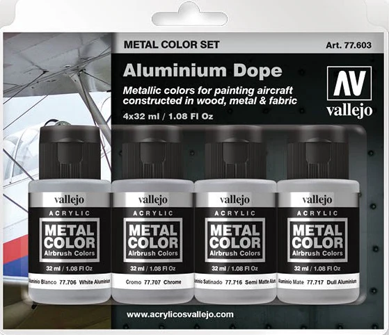 Aluminium Dope | Metal Color Set | Vallejo