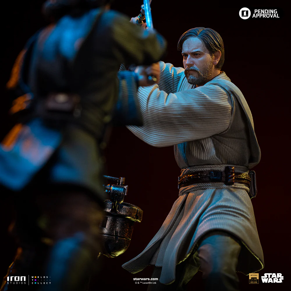 [PREORDER] Anakin vs Obi-Wan Deluxe | 1:10 Scale Statue | Iron Studios - Image 4