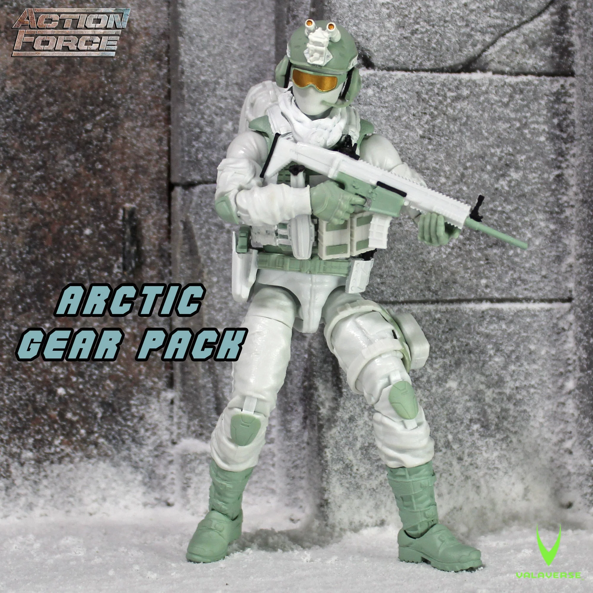 Arctic Gear Pack | Action Force Series 4 | Valaverse 1:12 Accessories