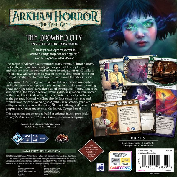 Arkham Horror LCG: The Drowned City - Investigator Expansion - Image 2