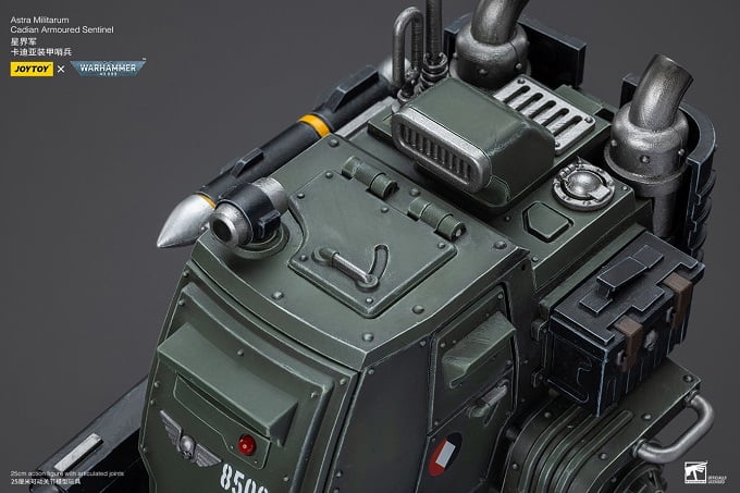 Astra Militarum Cadian Armoured Sentinel 1/18 Scale Action Figure (Joy Toy) - Image 13