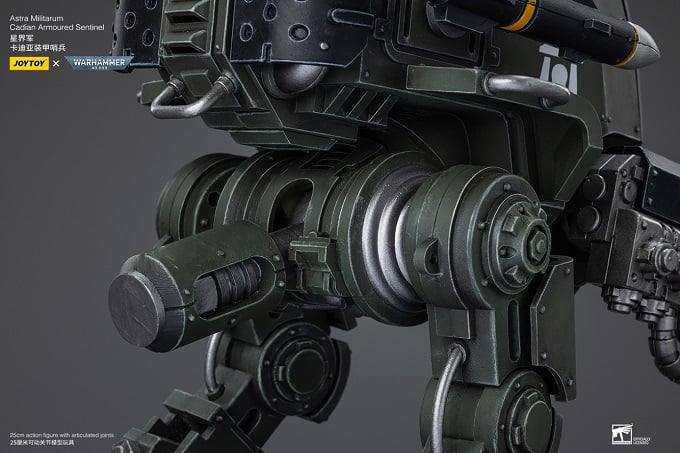 Astra Militarum Cadian Armoured Sentinel 1/18 Scale Action Figure (Joy Toy) - Image 17