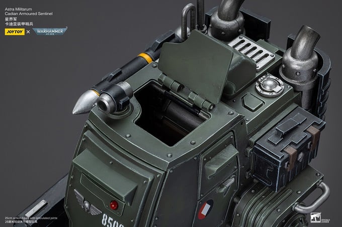 Astra Militarum Cadian Armoured Sentinel 1/18 Scale Action Figure (Joy Toy) - Image 19