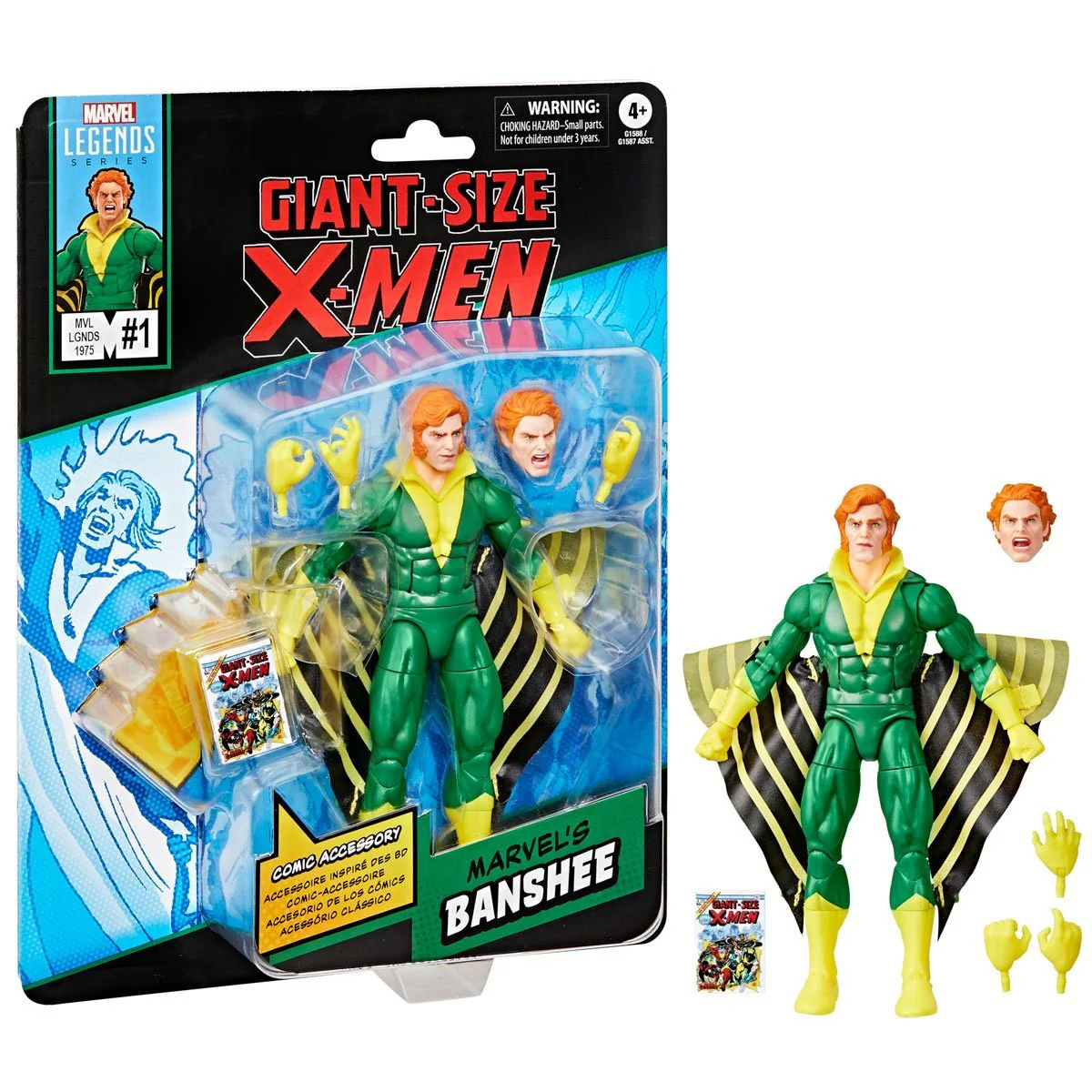 Banshee (Marvel Legends Comics-Inspired 6-Inch Action Figures Wave 1)