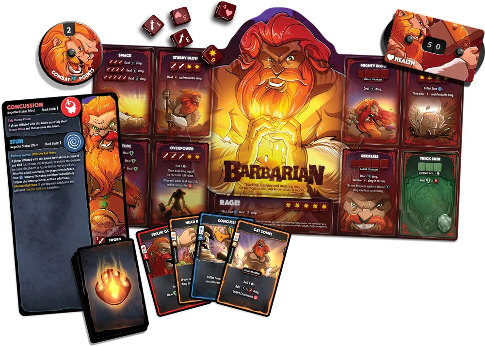[PREORDER] Barbarian | Hero Pack | Dice Throne - Image 2