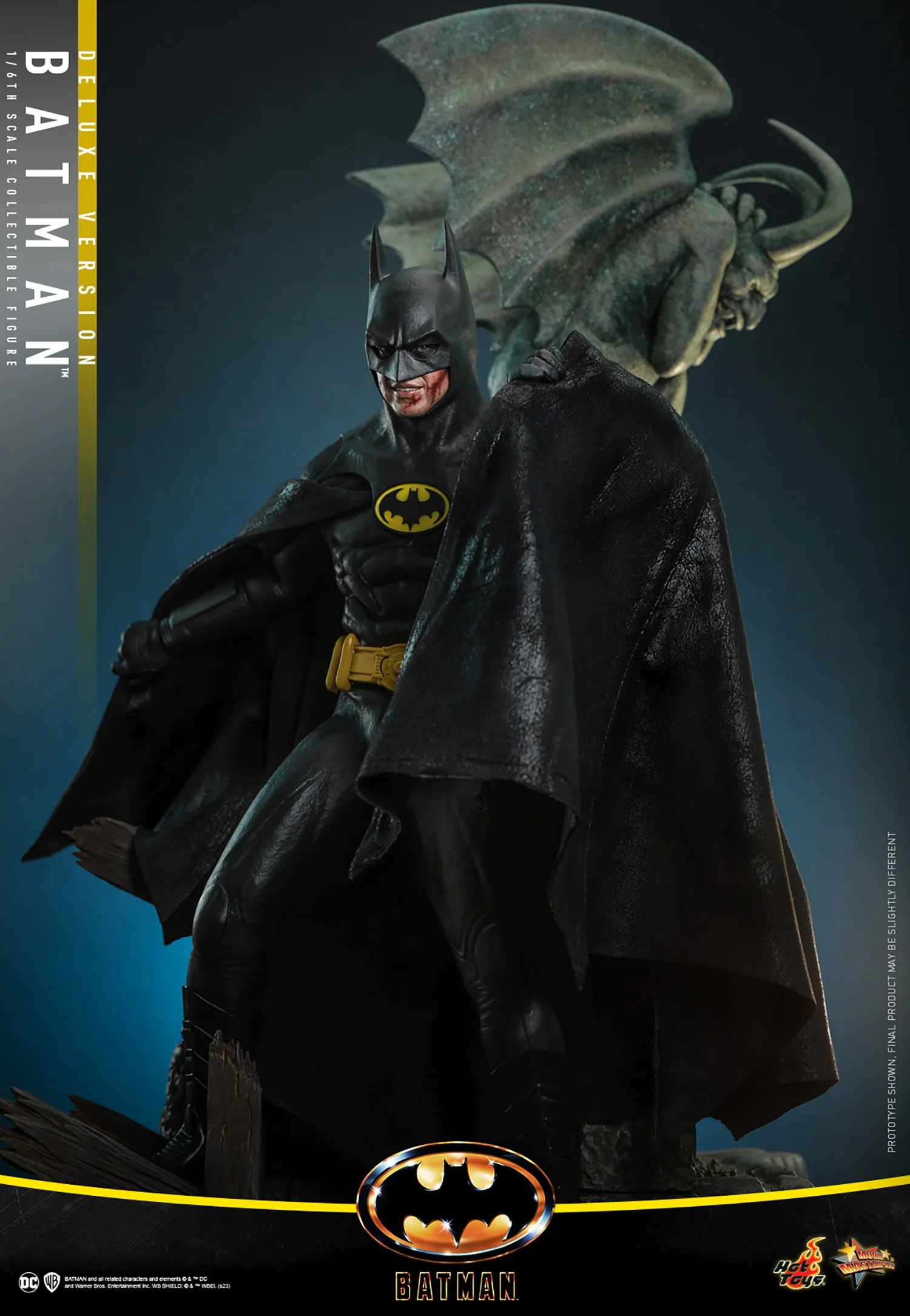 Batman Sixth Scale Collectible Figure (Deluxe Version) – Batman (1989) (Hot Toys MMS693) | Heroes World - Image 6