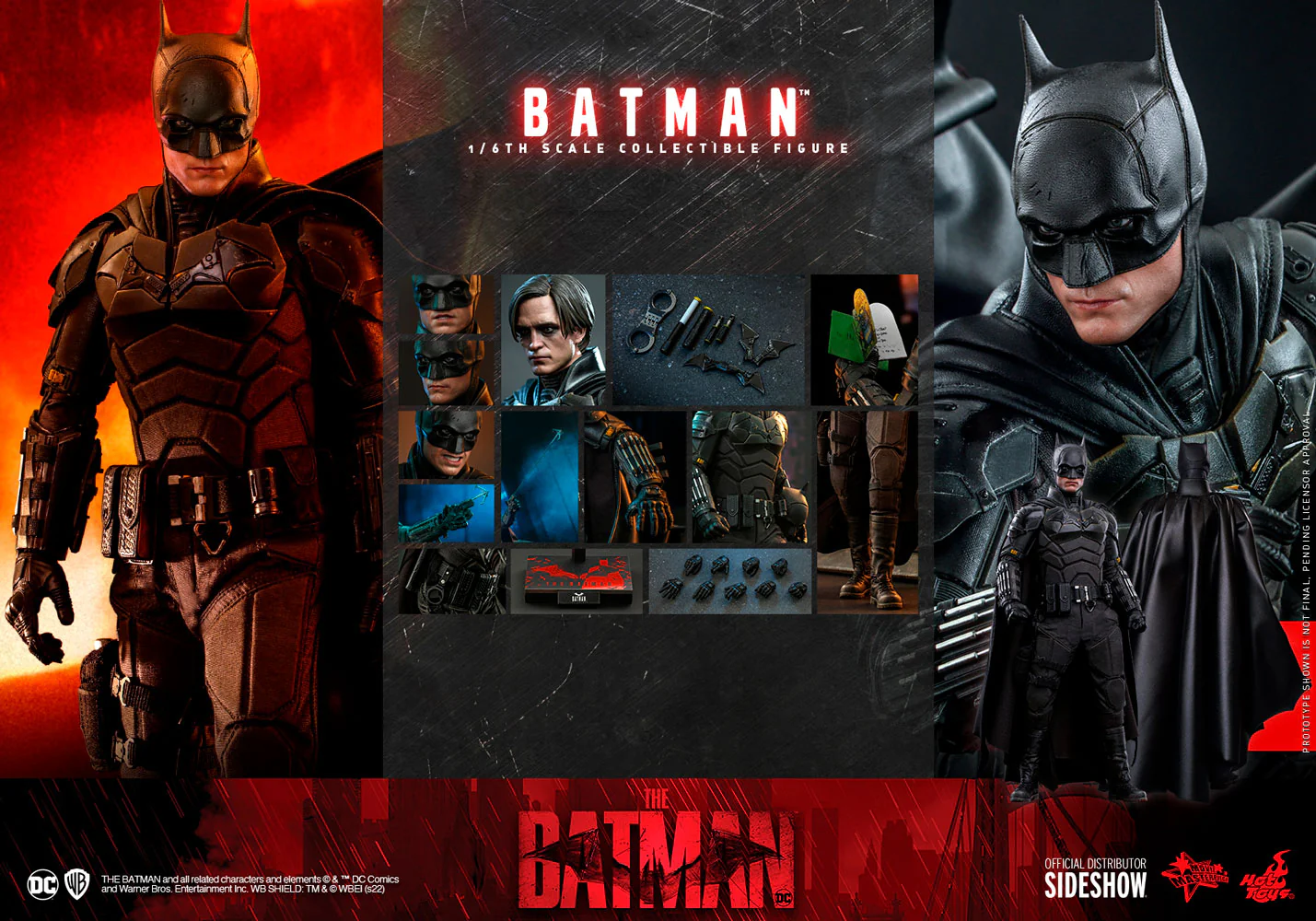 Batman (The Batman) Hot Toys Sixth Scale Figure - Image 2