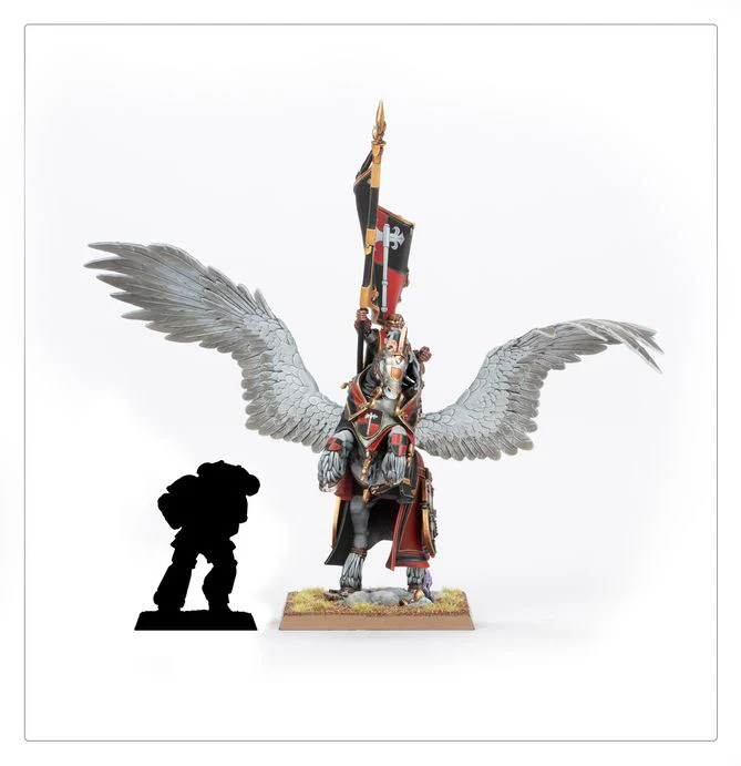WARHAMMER: THE OLD WORLD - BATTLE STANDARD BEARER ON ROYAL PEGASUS - Image 4