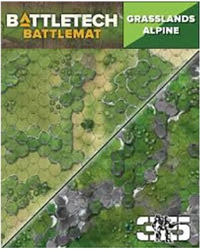 BATTLETECH BATTLE MAT ALPINE/GRASSLANDS C