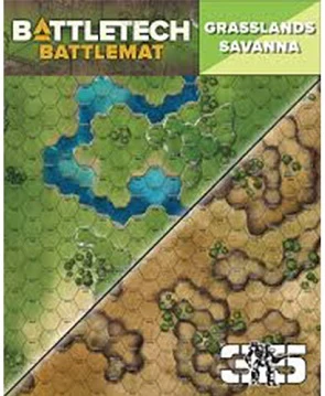 BATTLETECH BATTLE MAT SAVANNA/GRASSLANDS D