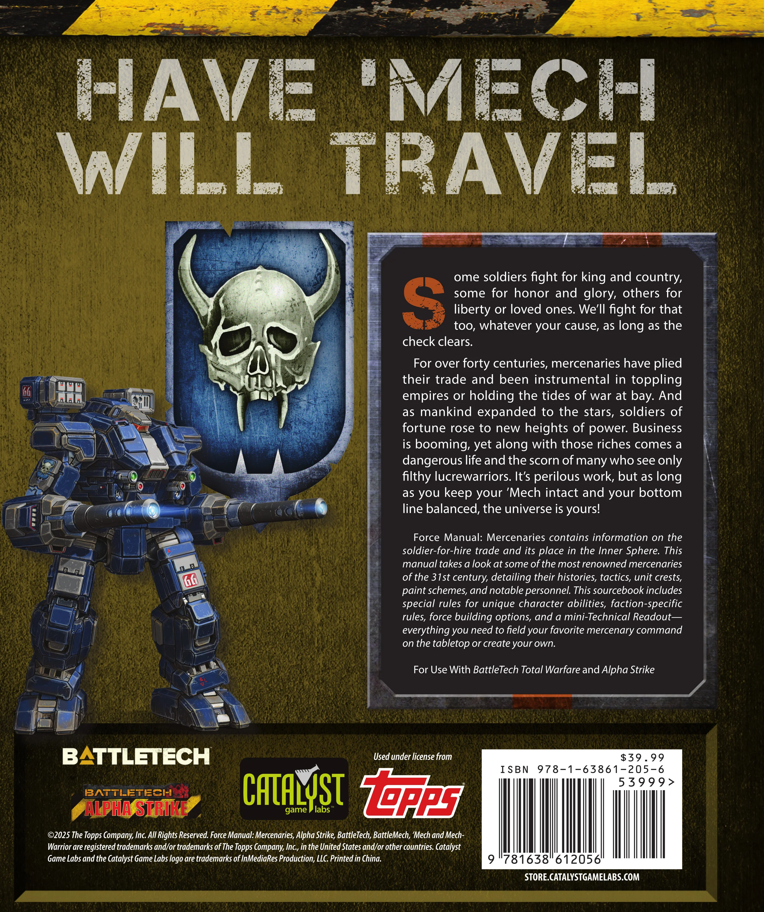 Battletech Force Manual Mercenaries | Hardcover | Catalyst Game Labs - Image 2