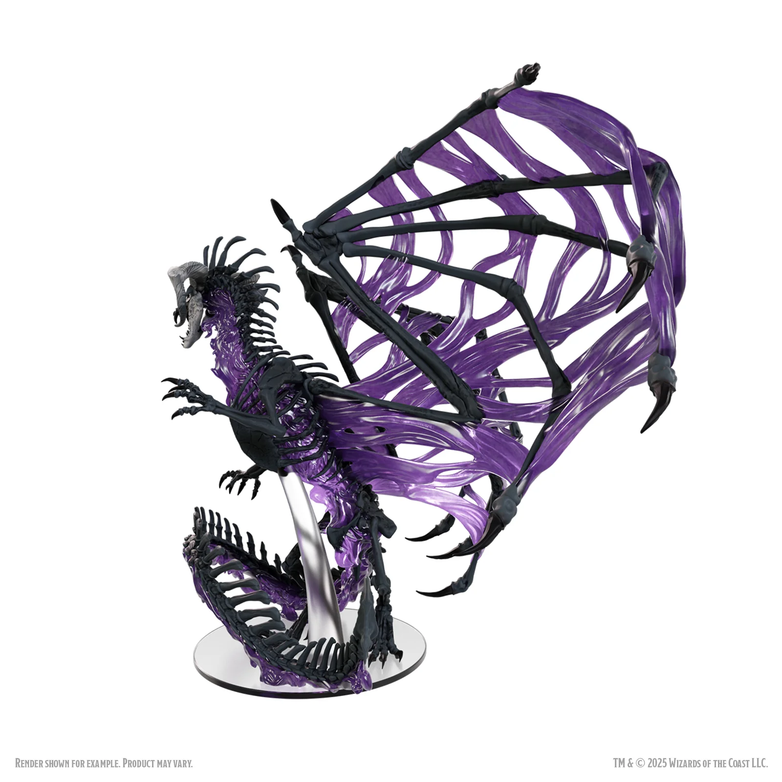 Black Dracolich | Miniature | Dungeons & Dragons Icons of the Realm - Image 4