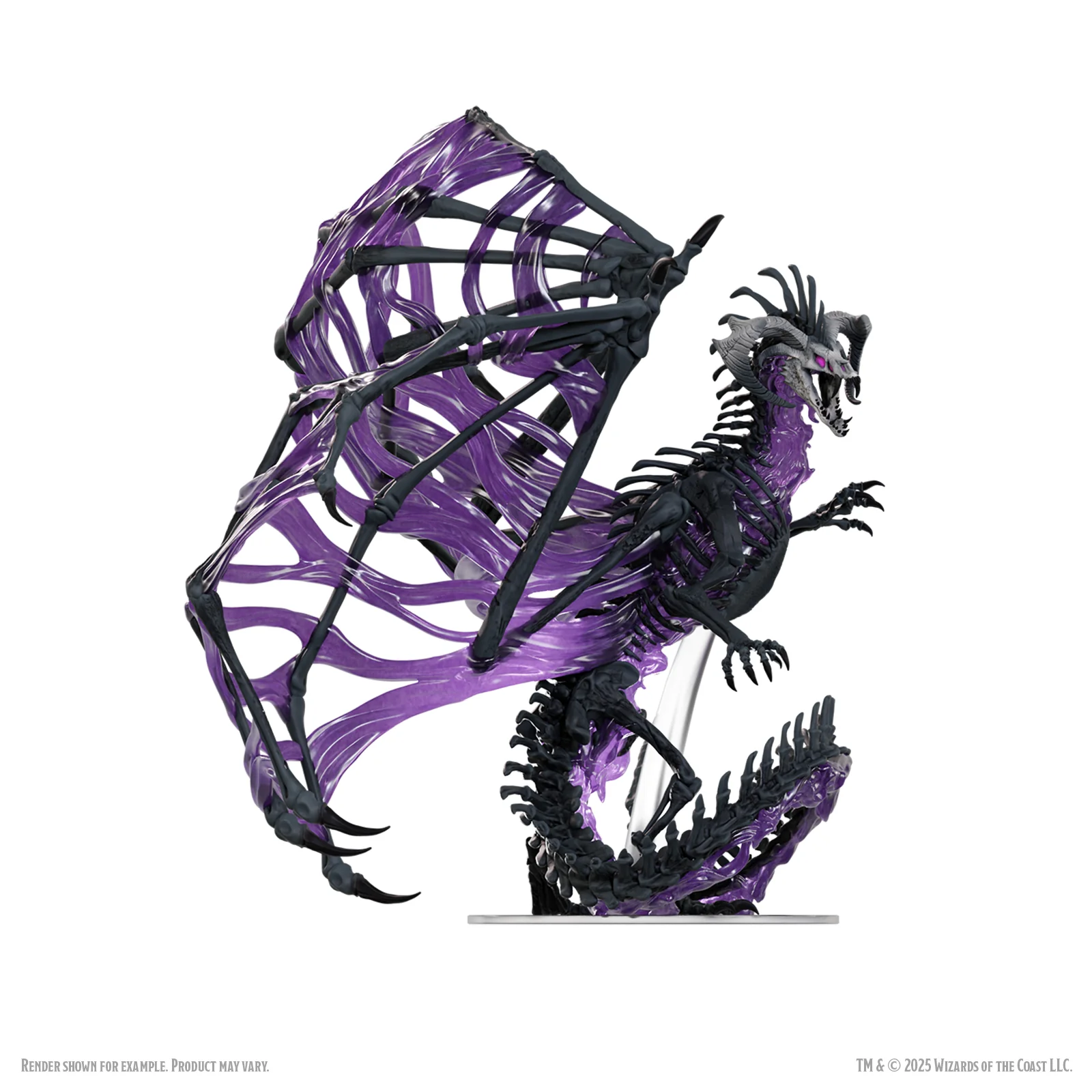 Black Dracolich | Miniature | Dungeons & Dragons Icons of the Realm - Image 5