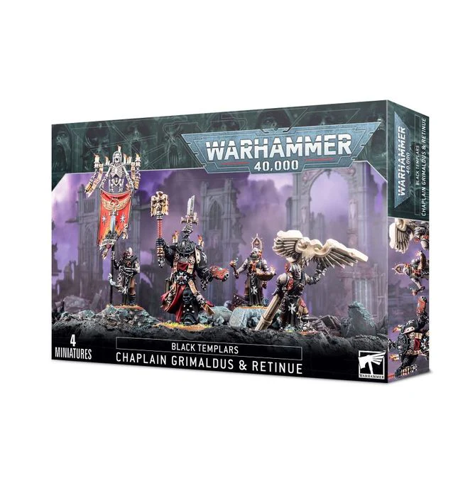 Chaplain Grimaldus & Retinue | Black Templars | Warhammer 40,000 - Image 2
