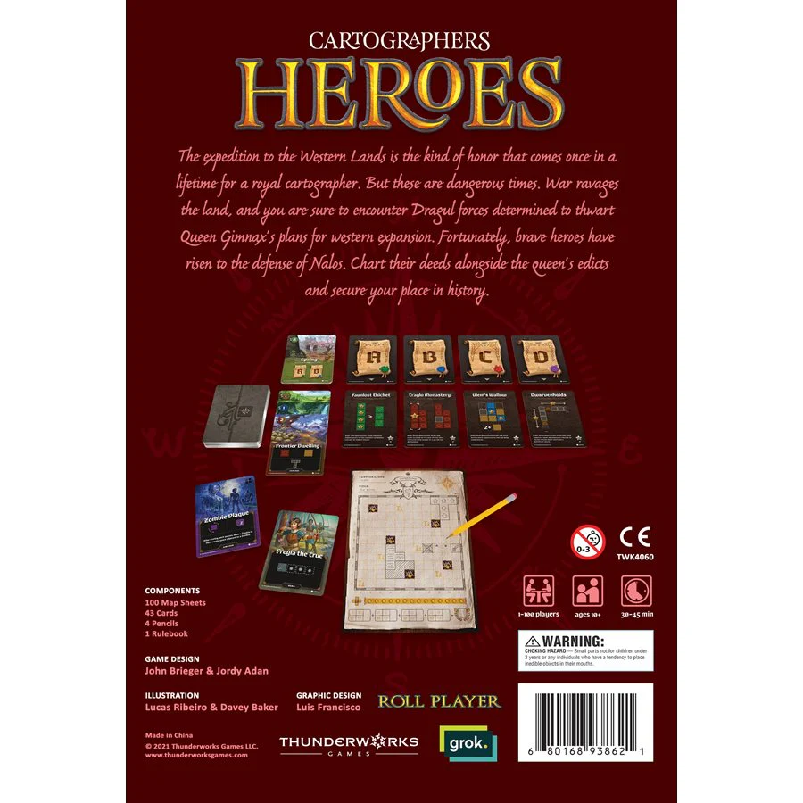 Cartographers: Heroes | Boardgame | TW Games - Image 2