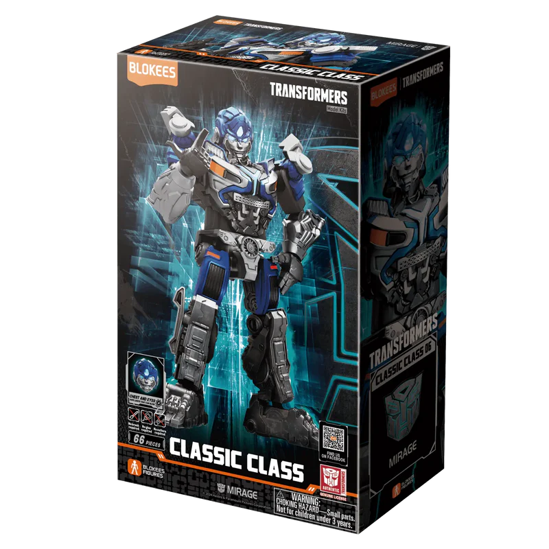 Classic Class Optimus Mirage  | Transformers Rise of the Beasts | Blokees Model Kit - Image 2