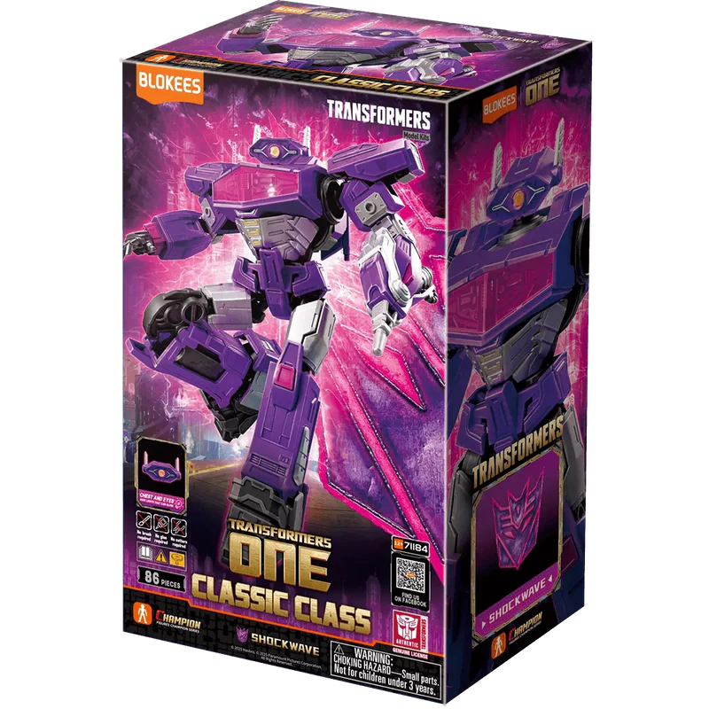 Classic Class Shockwave | Transformers One | Blokees Model Kit - Image 5