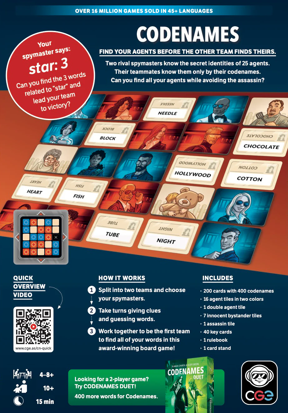 Codenames Second Edition | Boardgame | Czech Games - Image 2