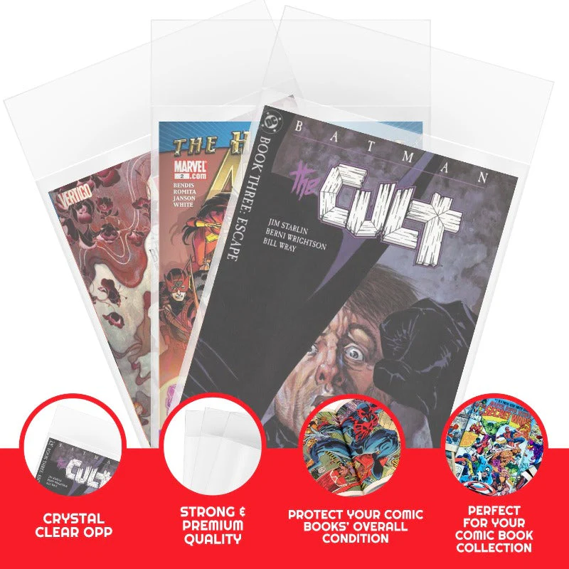 Current Age Comic Bags - 2MIL - 100 pack (EVORETRO) - Image 3