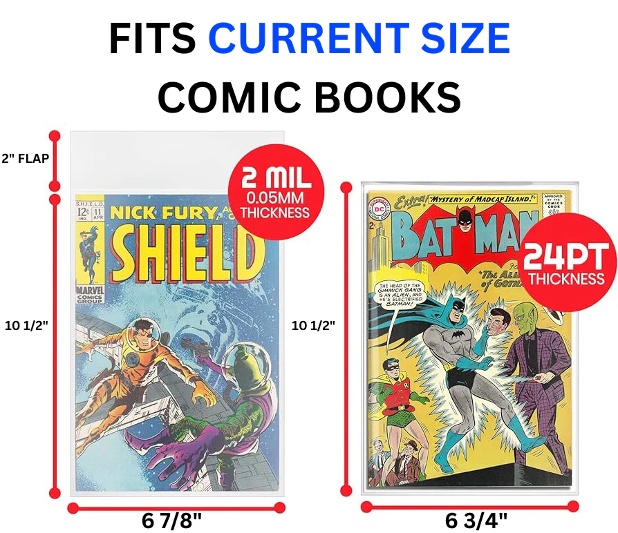 Current/Modern Age - 24pt - 6 3/4" x 10 1/2" (Comic Boards) - Image 3