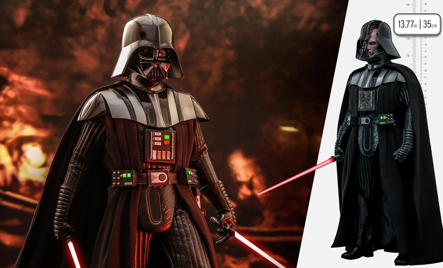 Darth Vader Sixth Scale Premium Collectible Figure (Deluxe Version) – Obi-Wan Kenobi (Hot Toys) | Heroes World