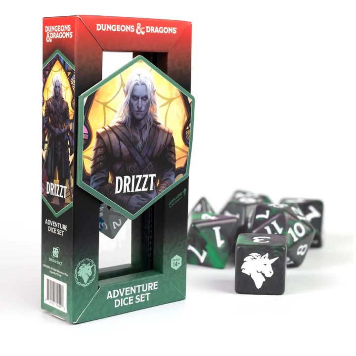 Dungeons & Dragons: Adventure Dice Bundle Drizzt | Sirius Dice
