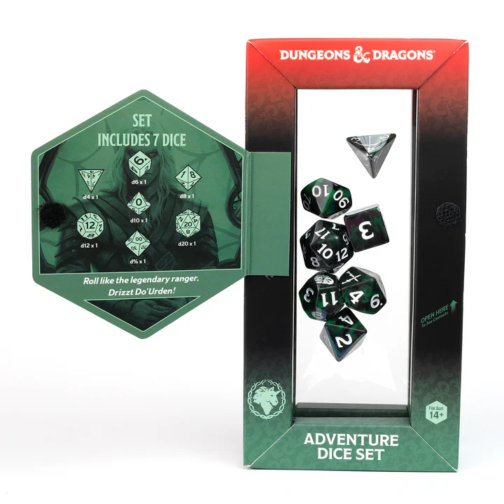 Dungeons & Dragons: Adventure Dice Bundle Drizzt | Sirius Dice - Image 2