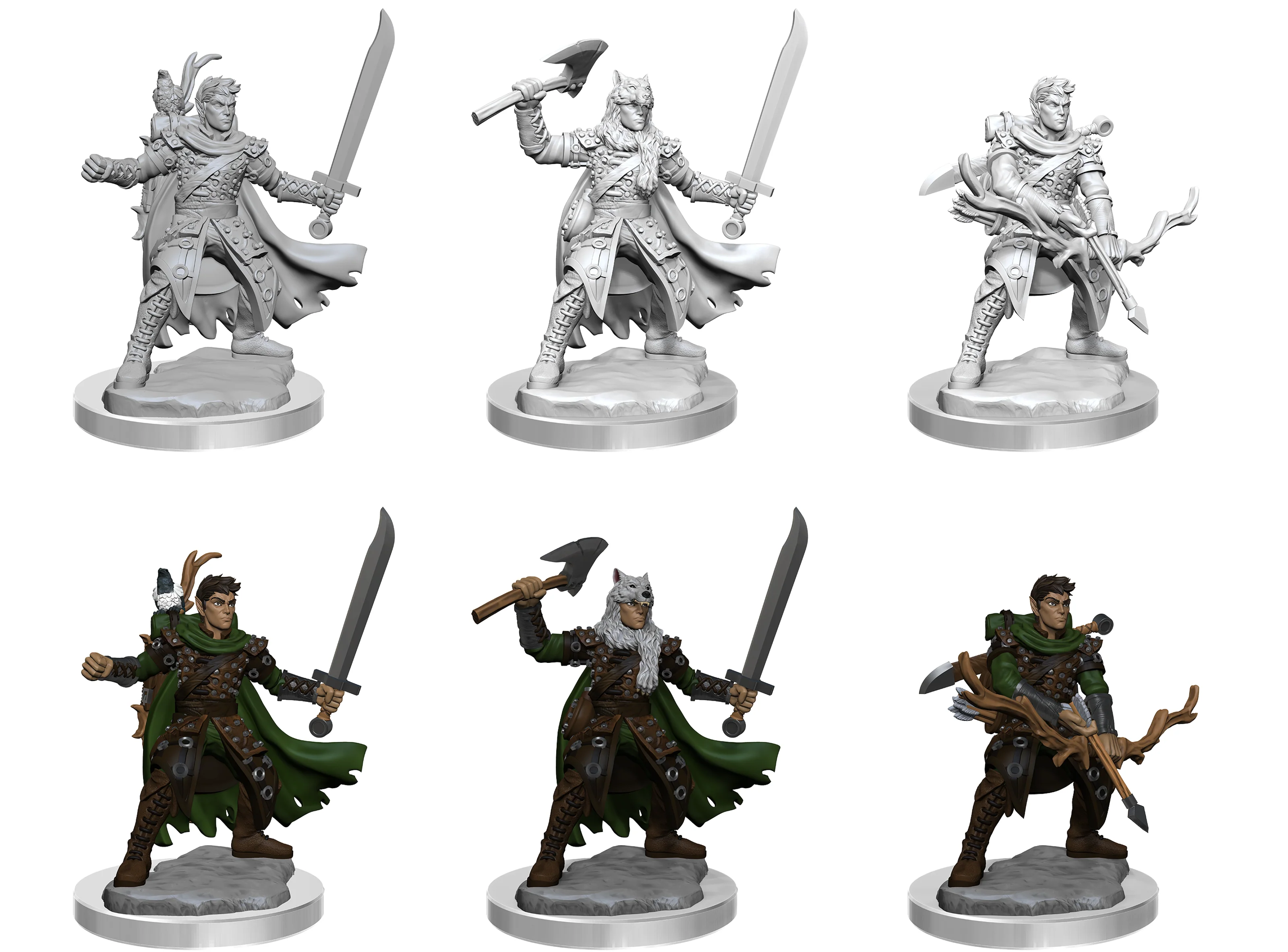 DND FRAMEWORKS WV2 MALE HALF-ELF RANGER