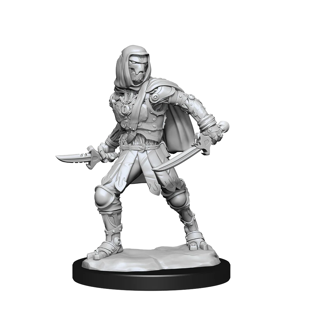 DND UNPAINTED MINIS WV14 WARFORGED ROGUE