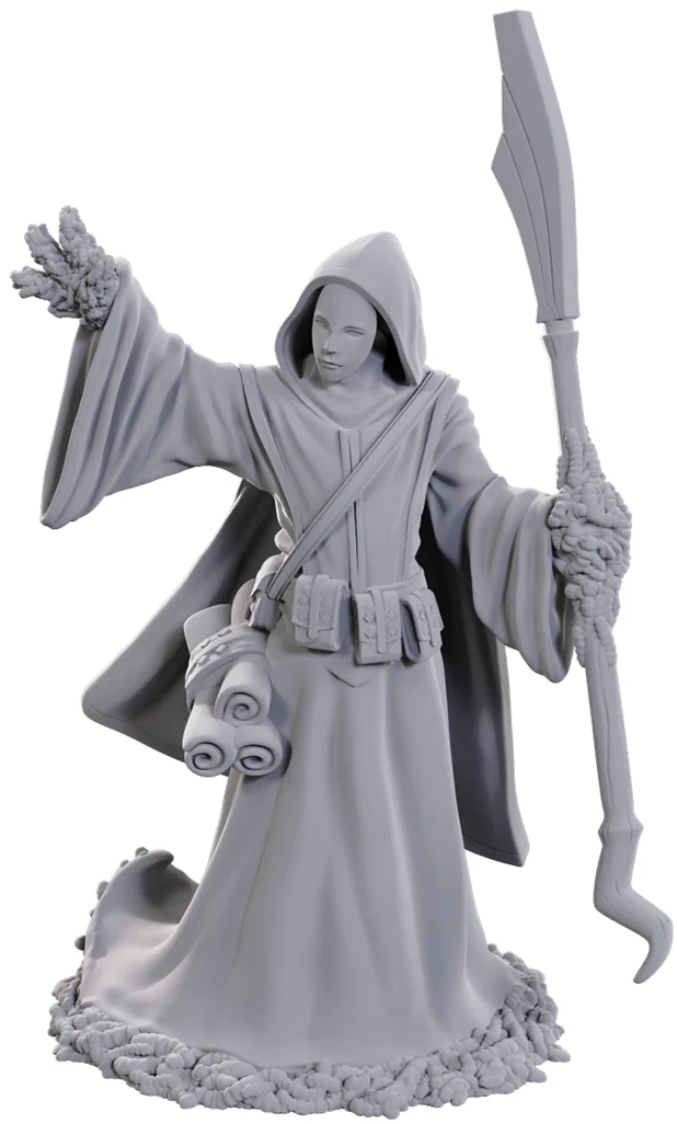 DND UNPAINTED MINIS WV25 STAR SPAWN LARVA MAGE