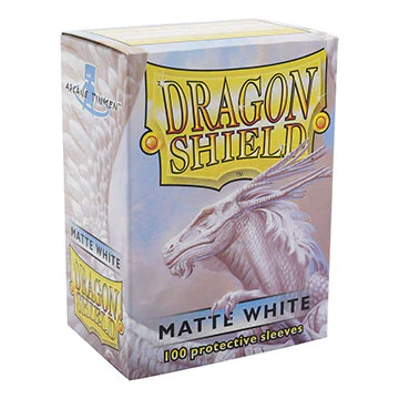 DRAGON SHIELD SLEEVES MATTE WHITE 100CT