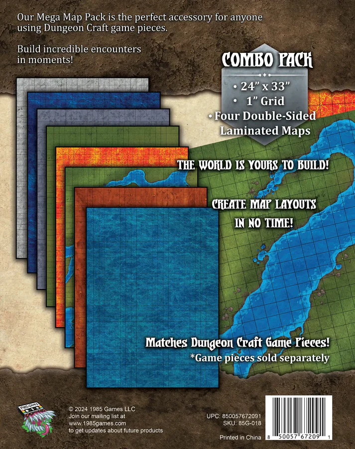 DUNGEON CRAFT BATTLE MAP: EXPEDITIONS 4PK - Image 2