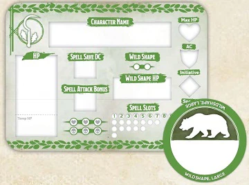 Dungeons & Dragons: Token Set- Druid