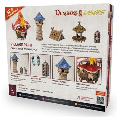 Expansion Set: Village Pack | Dungeons & Lasers | Archon Studio - Image 2