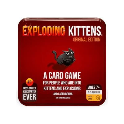 Exploding Kittens - 10 Years Anniversary Tin | Party Boardgame