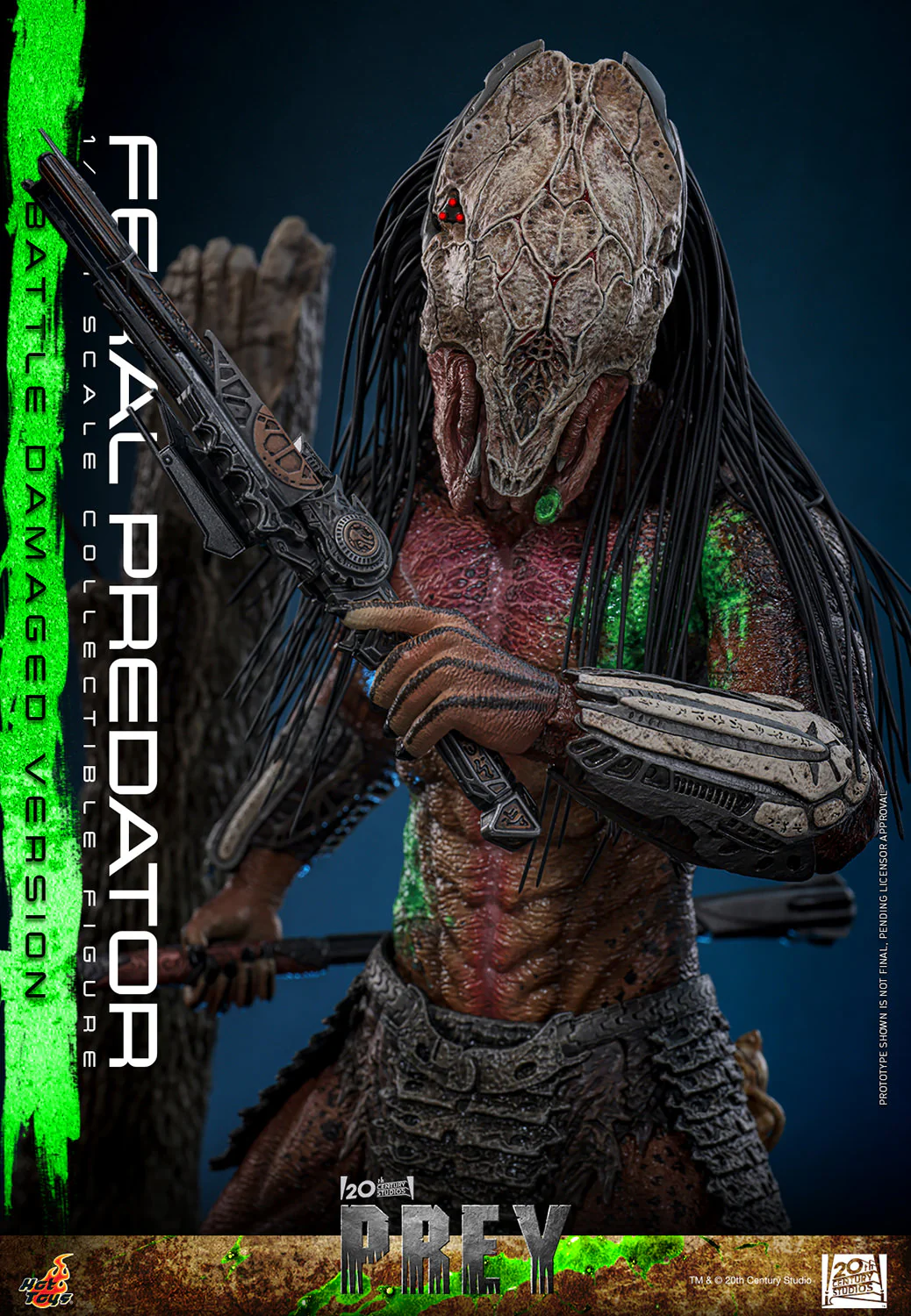 [PREORDER] Feral Predator (Battle Damaged Version) | Sixth Scale Action Figure | Hot Toys - Image 11
