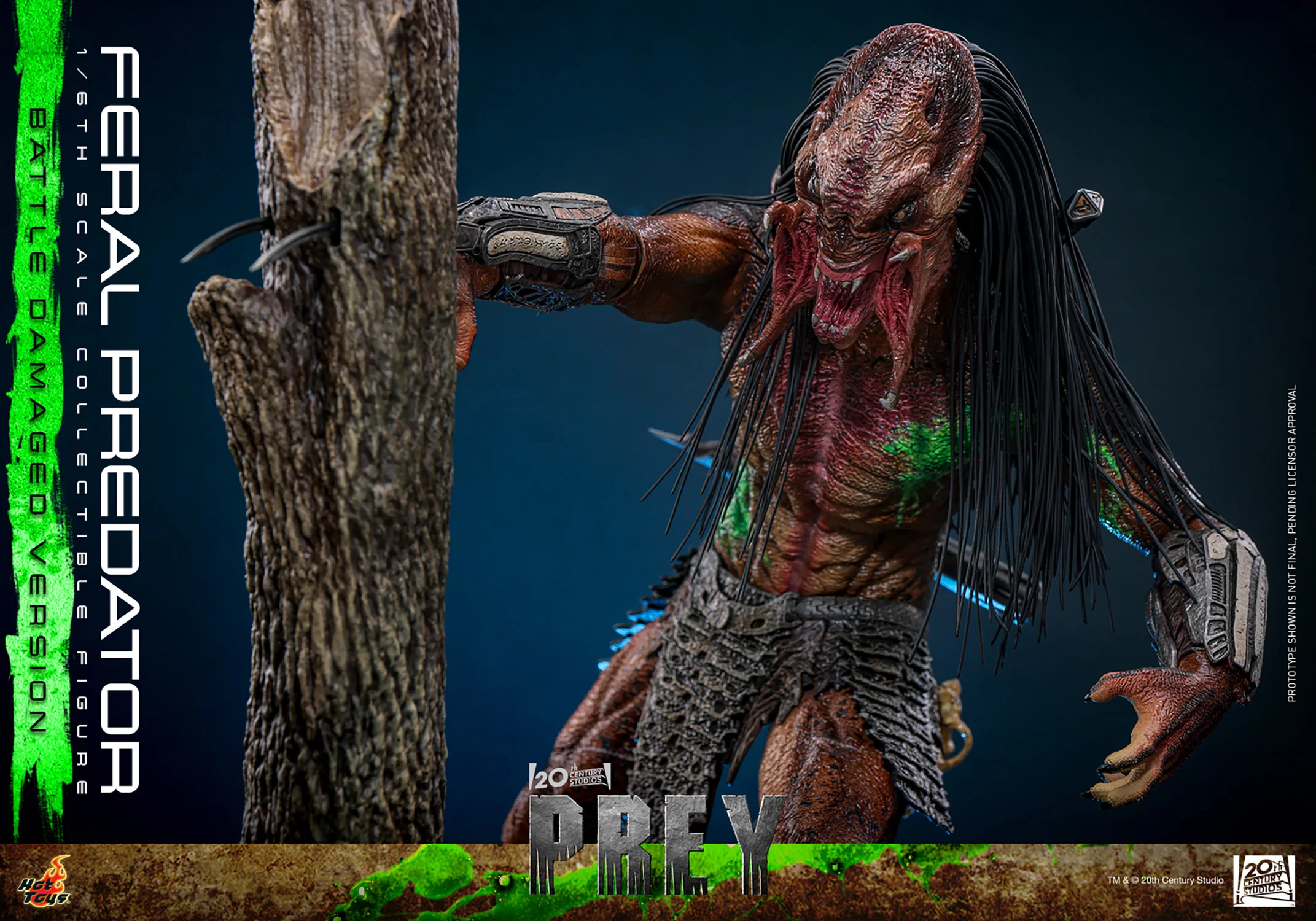 [PREORDER] Feral Predator (Battle Damaged Version) | Sixth Scale Action Figure | Hot Toys - Image 13