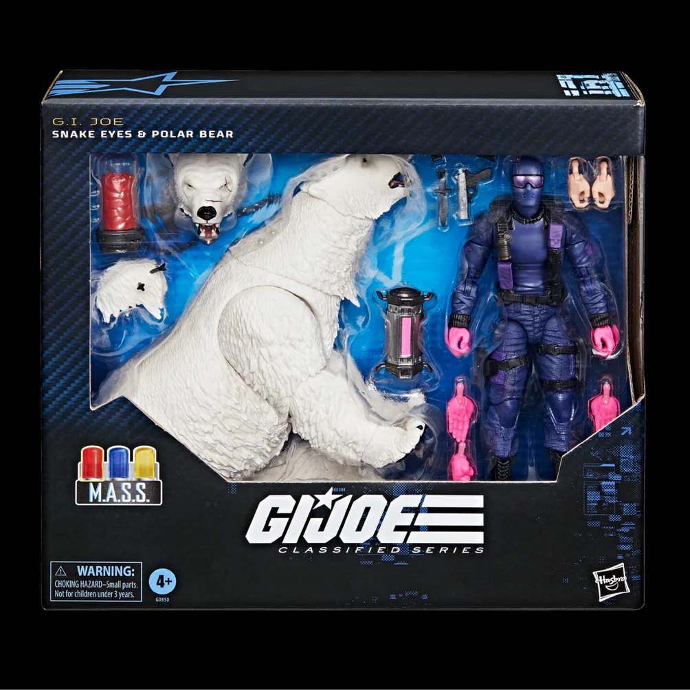 G.I. Joe Classified Series #161, Snake Eyes & Polar Bear Set - Image 3