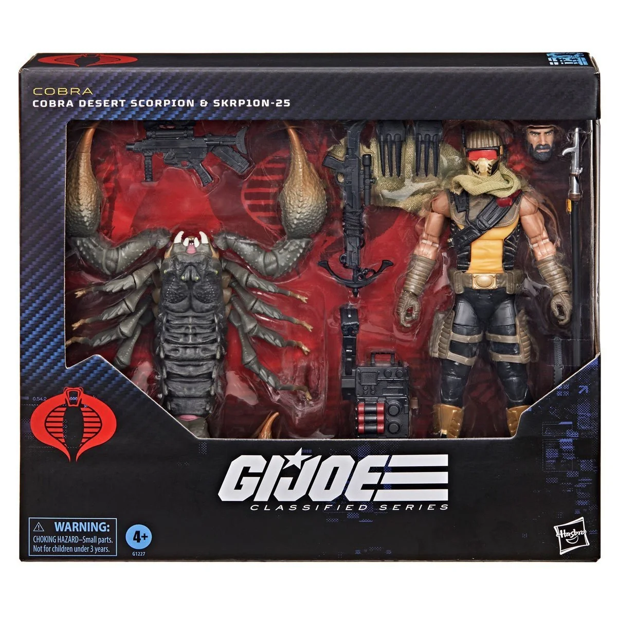 G.I. Joe Classified Series Deluxe Cobra Desert Scorpion & SKRP10N-25 6-Inch Action Figure - Image 2